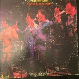 Dunhill Four Tops Live & In Concert Vinyl Record